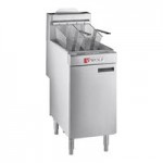 Wolf by Vulcan WF400-2 45-50 lb. Liquid Propane Floor Fryer - 120,000 BTU