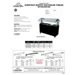 Advance Tabco B2-CPU-B-SB Two Well Everyday Buffet Ice-Cooled Table with Enclosed Base - Open Well Advance Tabco B2-CPU-B-SB Two Well Everyday Buffet Ice-Cooled Table with Enclosed Base - Open Well