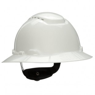 3M H-801V White 4-Point Ratchet Suspension Vented Full Brim Hard Hat 3M H-801V White 4-Point Ratchet Suspension Vented Full Brim Hard Hat