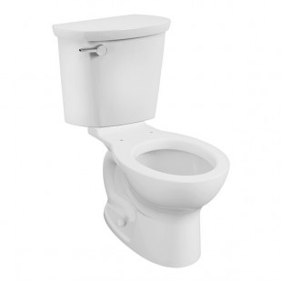 American Standard Cadet PRO 215DA104.020 White Vitreous China Floor-Mount Standard Height Round High-Efficiency Toilet - 1.28 GPF American Standard Cadet PRO 215DA104.020 White Vitreous China Floor-Mount Standard Height Round High-Efficiency Toilet - 1.28 GPF