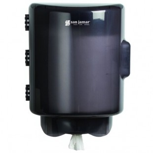San Jamar T420TBK Center Pull Towel Dispenser - Black Pearl San Jamar T420TBK Center Pull Towel Dispenser - Black Pearl