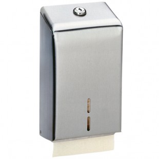 Bobrick B-272 Surface-Mounted Toilet Tissue Cabinet with Satin Finish Bobrick B-272 Surface-Mounted Toilet Tissue Cabinet with Satin Finish