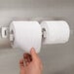 Bobrick B-76867 ClassicSeries Surface-Mounted Double Toilet Tissue Dispenser with Satin Finish