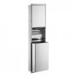 Bobrick B-76867 ClassicSeries Surface-Mounted Double Toilet Tissue Dispenser with Satin Finish