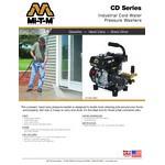 Mi-T-M CD Series CD-2003-3MHH Cold Water Pressure Washer with Honda Engine - 2,000 PSI; 2.7 GPM Mi-T-M CD Series CD-2003-3MHH Cold Water Pressure Washer with Honda Engine - 2,000 PSI; 2.7 GPM