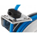 Regency Open Stainless Steel Hose Reel with 35' x 3/8
