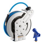 Regency Open Stainless Steel Hose Reel with 35' x 3/8