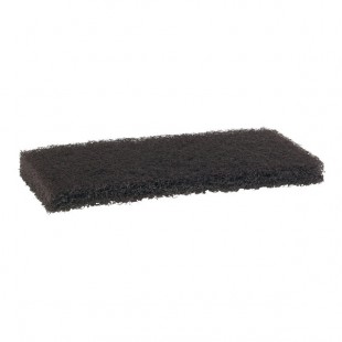 Vikan 5523-10PK Coarse Brown Scrub Pad - 10/Case