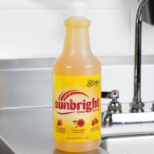 Noble Sunbright 1 Qt. / 32 oz. Concentrated Liquid Dish Soap - 12/Case Noble Sunbright 1 Qt. / 32 oz. Concentrated Liquid Dish Soap - 12/Case