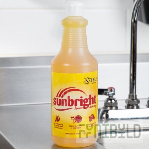 Noble Sunbright 1 Qt. / 32 oz. Concentrated Liquid Dish Soap - 12/Case