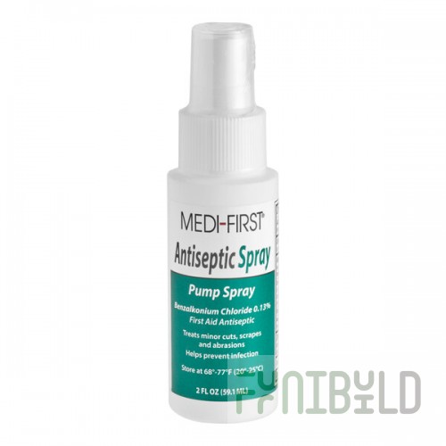 Medi-First 24402 Antiseptic Spray Pump Bottle - 2 oz.