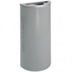 Ex-Cell Kaiser RC-KDHR-R BT-PBG Black Tie Kaleidoscope Pebble Black Gloss Half Round 8 Gallon Recyclables Receptacle Ex-Cell Kaiser RC-KDHR-R BT-PBG Black Tie Kaleidoscope Pebble Black Gloss Half Round 8 Gallon Recyclables Receptacle
