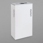 Ex-Cell Kaiser RC-KDHR-R BT-PBG Black Tie Kaleidoscope Pebble Black Gloss Half Round 8 Gallon Recyclables Receptacle Ex-Cell Kaiser RC-KDHR-R BT-PBG Black Tie Kaleidoscope Pebble Black Gloss Half Round 8 Gallon Recyclables Receptacle