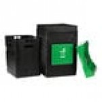 Commercial Zone Avante 55 Gallon Green Polyethylene Square Indoor / Outdoor Modular Single-Stream Compost Bin Commercial Zone Avante 55 Gallon Green Polyethylene Square Indoor / Outdoor Modular Single-Stream Compost Bin
