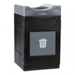 Commercial Zone Avante 55 Gallon Green Polyethylene Square Indoor / Outdoor Modular Single-Stream Compost Bin Commercial Zone Avante 55 Gallon Green Polyethylene Square Indoor / Outdoor Modular Single-Stream Compost Bin