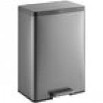 Rubbermaid® 2145987 10.5 Gallon Metal Dual Stream Step-On Trash Can