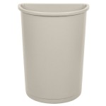 Rubbermaid® FG352000BEIG Untouchable 21 Gallon Beige Half Round Trash Can Rubbermaid® FG352000BEIG Untouchable 21 Gallon Beige Half Round Trash Can