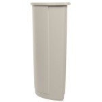 Rubbermaid® FG352000BEIG Untouchable 21 Gallon Beige Half Round Trash Can Rubbermaid® FG352000BEIG Untouchable 21 Gallon Beige Half Round Trash Can