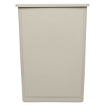 Rubbermaid® FG352000BEIG Untouchable 21 Gallon Beige Half Round Trash Can Rubbermaid® FG352000BEIG Untouchable 21 Gallon Beige Half Round Trash Can