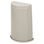 Rubbermaid® FG352000BEIG Untouchable 21 Gallon Beige Half Round Trash Can Rubbermaid® FG352000BEIG Untouchable 21 Gallon Beige Half Round Trash Can