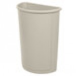 Rubbermaid® FG352000BEIG Untouchable 21 Gallon Beige Half Round Trash Can Rubbermaid® FG352000BEIG Untouchable 21 Gallon Beige Half Round Trash Can
