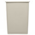 Rubbermaid® FG352000BEIG Untouchable 21 Gallon Beige Half Round Trash Can Rubbermaid® FG352000BEIG Untouchable 21 Gallon Beige Half Round Trash Can