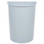 Rubbermaid® FG352000BEIG Untouchable 21 Gallon Beige Half Round Trash Can Rubbermaid® FG352000BEIG Untouchable 21 Gallon Beige Half Round Trash Can