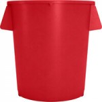 Carlisle 84104505 Bronco 44 Gallon Red Flat Round Trash Can Lid Carlisle 84104505 Bronco 44 Gallon Red Flat Round Trash Can Lid