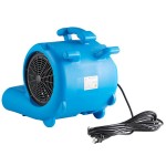 Lavex 2-Speed Compact Air Mover with GFCI Power Outlets - 1/3 hp
