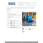 Lavex 2-Speed Compact Air Mover with GFCI Power Outlets - 1/3 hp