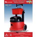 NaceCare Solutions Latitude NBV 240NX K-8027151 2.5 Gallon Lithium-Ion Cordless Brushless Canister Vacuum with AST6 15