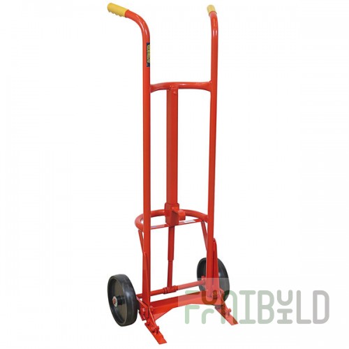 Wesco Industrial Products Deluxe Series 1,000 lb. Steel Drum Truck with 10