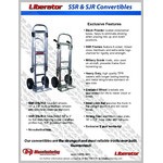 B&P Manufacturing S Series Senior 500 lb. Straight Back Convertible Hand Truck with Loop Handle, 10