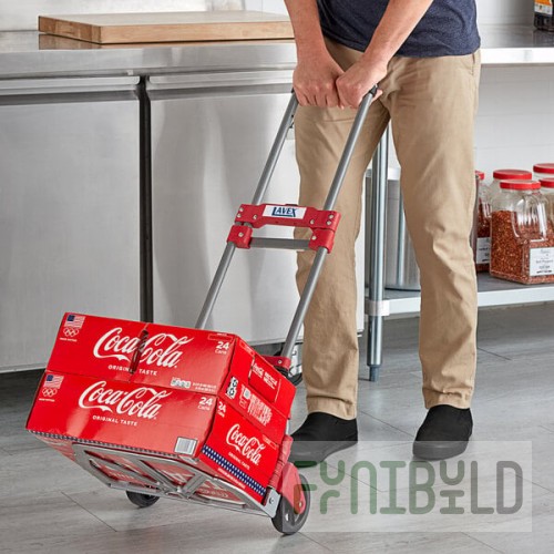 Lavex 133 lb. Aluminum Folding Hand Truck with 5