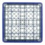 Noble Warewashing 25-Compartment Gray Full-Size Glass Rack with 3 Blue Extenders Noble Warewashing 25-Compartment Gray Full-Size Glass Rack with 3 Blue Extenders