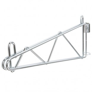 Metro 1WS14S Super Erecta Stainless Steel Post-Type Wall Mount 14 Metro 1WS14S Super Erecta Stainless Steel Post-Type Wall Mount 14