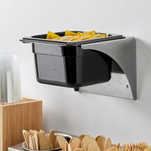 Steril-Sil FPB-1SP Stainless Steel Wall-Mount Shelf for 1/6 Size Hotel Pan