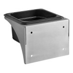 Steril-Sil FPB-1SP Stainless Steel Wall-Mount Shelf for 1/6 Size Hotel Pan
