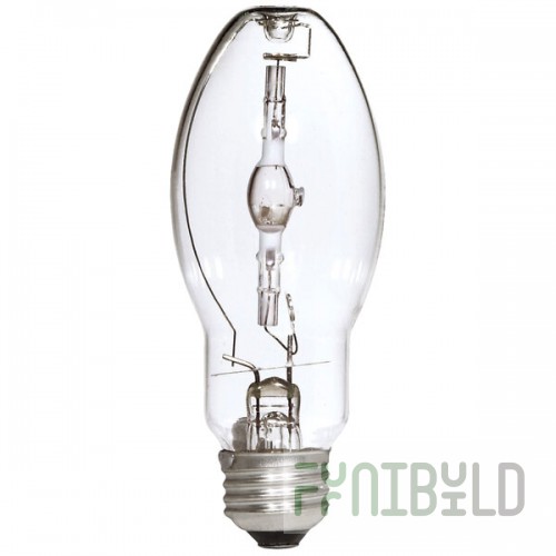 Satco S4862 175 Watt Cool White Clear Finish Metal Halide HID Light Bulb (ED17)