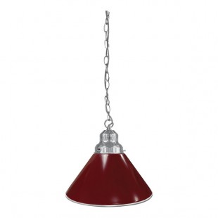 Holland Bar Stool BL1CHBurg Burgundy Pendant Light with Chrome Finish - 120V