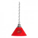 Holland Bar Stool BL1CHBurg Burgundy Pendant Light with Chrome Finish - 120V
