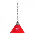 Holland Bar Stool BL1CHBurg Burgundy Pendant Light with Chrome Finish - 120V