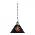 Holland Bar Stool BL1CHBurg Burgundy Pendant Light with Chrome Finish - 120V