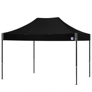 E-Z Up END3ABK15KBK Endeavor Instant Shelter 10' x 15' Black Canopy with Matte Black Frame