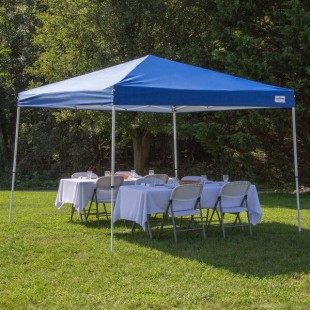Caravan Canopy 21007900020 V-Series Pro 2 10' x 10' Blue Straight Leg Instant Canopy