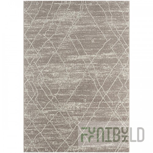 Abani Casa Collection 4' x 6' Beige Distressed Southwestern Tribal Area Rug