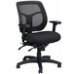 Eurotech Seating MFT945SL-5806 Apollo Black Fabric / Mesh Multi-Function Mid Back Swivel Office Chair with Seat Slider Eurotech Seating MFT945SL-5806 Apollo Black Fabric / Mesh Multi-Function Mid Back Swivel Office Chair with Seat Slider