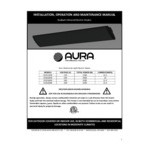 Aura Shadow Black Aluminum No-Light Electric Infrared Heater - 120V, 1500W