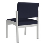 Lesro Lenox Steel Open House Navy Fabric Guest Chair Lesro Lenox Steel Open House Navy Fabric Guest Chair