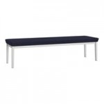 Lesro Lenox Steel Open House Navy Fabric Guest Chair Lesro Lenox Steel Open House Navy Fabric Guest Chair